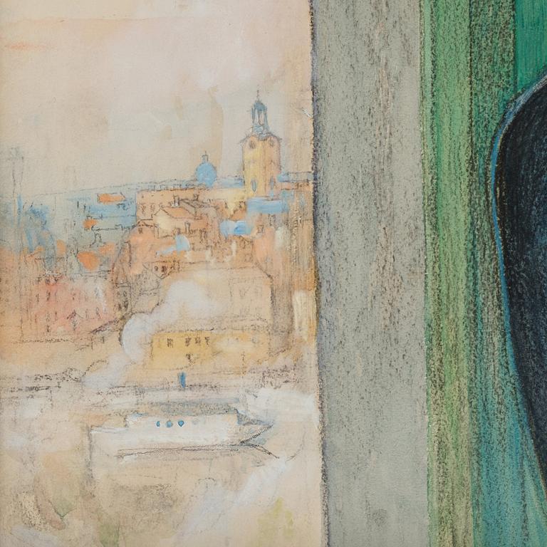 Carl Larsson, "Porträtt av skriftställaren Carl G. Laurin".