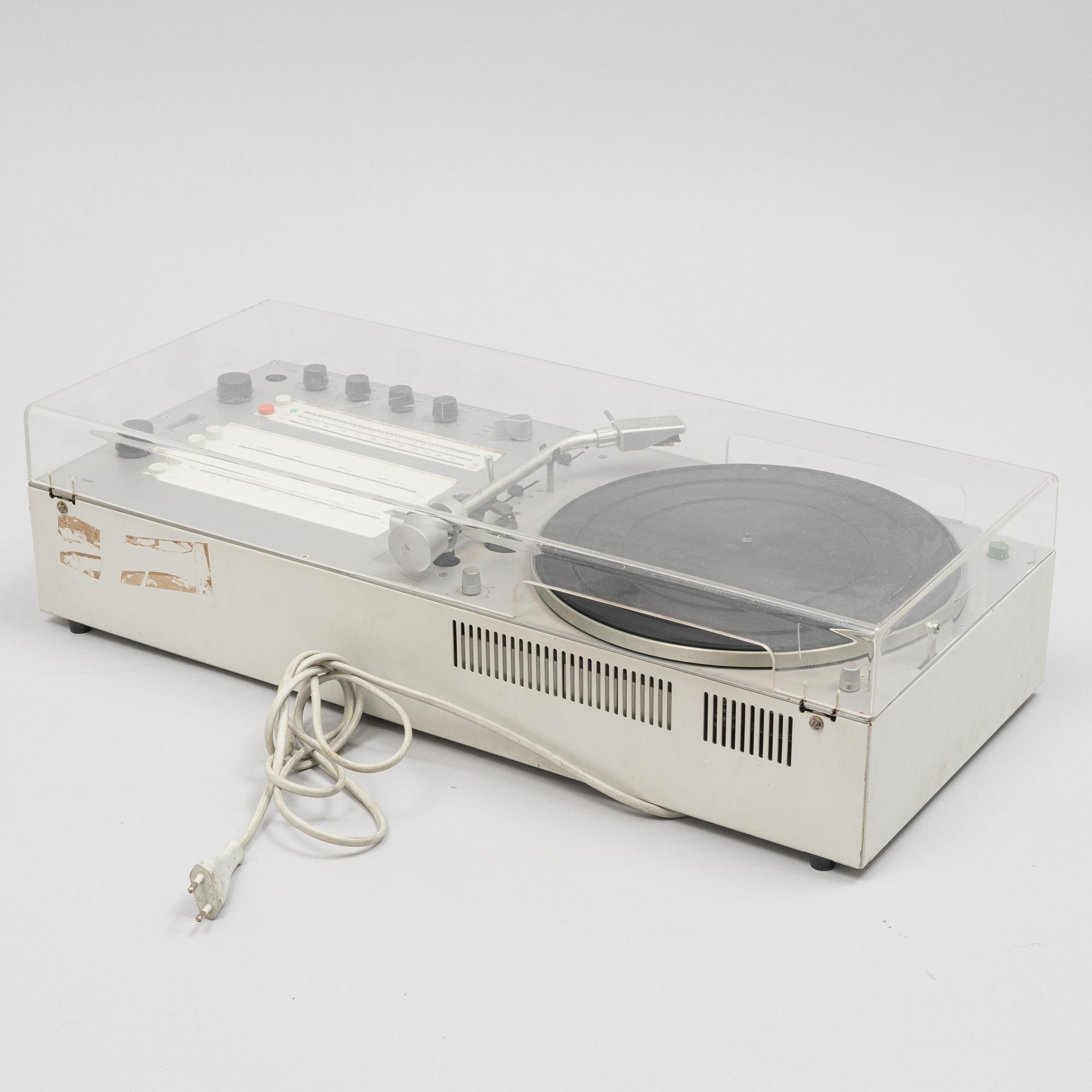 Dieter Rams, stereoutrustning, 5 delar, Braun, Tyskland 1970-tal.