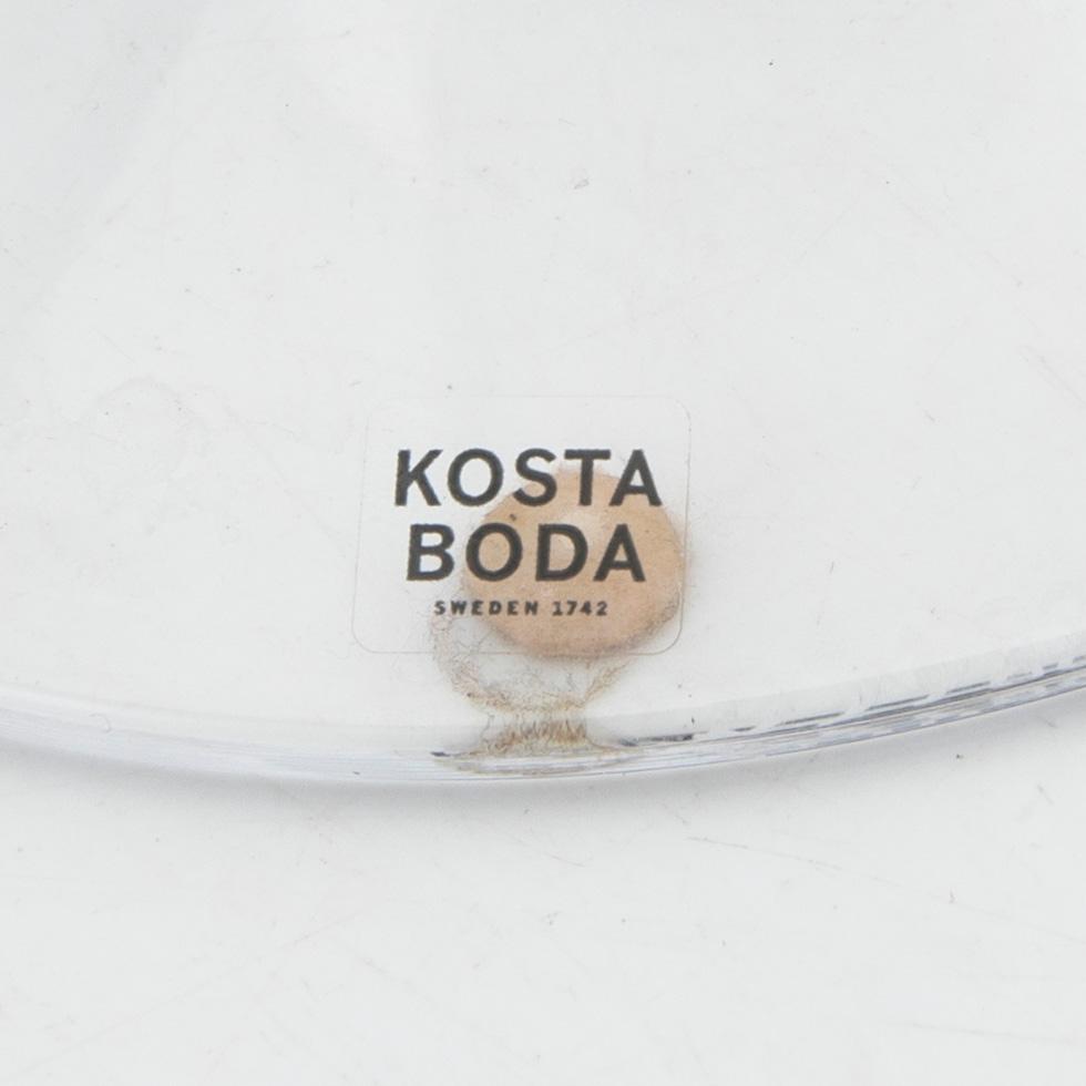 Bertil Vallien, Trophies, 2 pcs, "Head first", lim. ed., Kosta Boda.