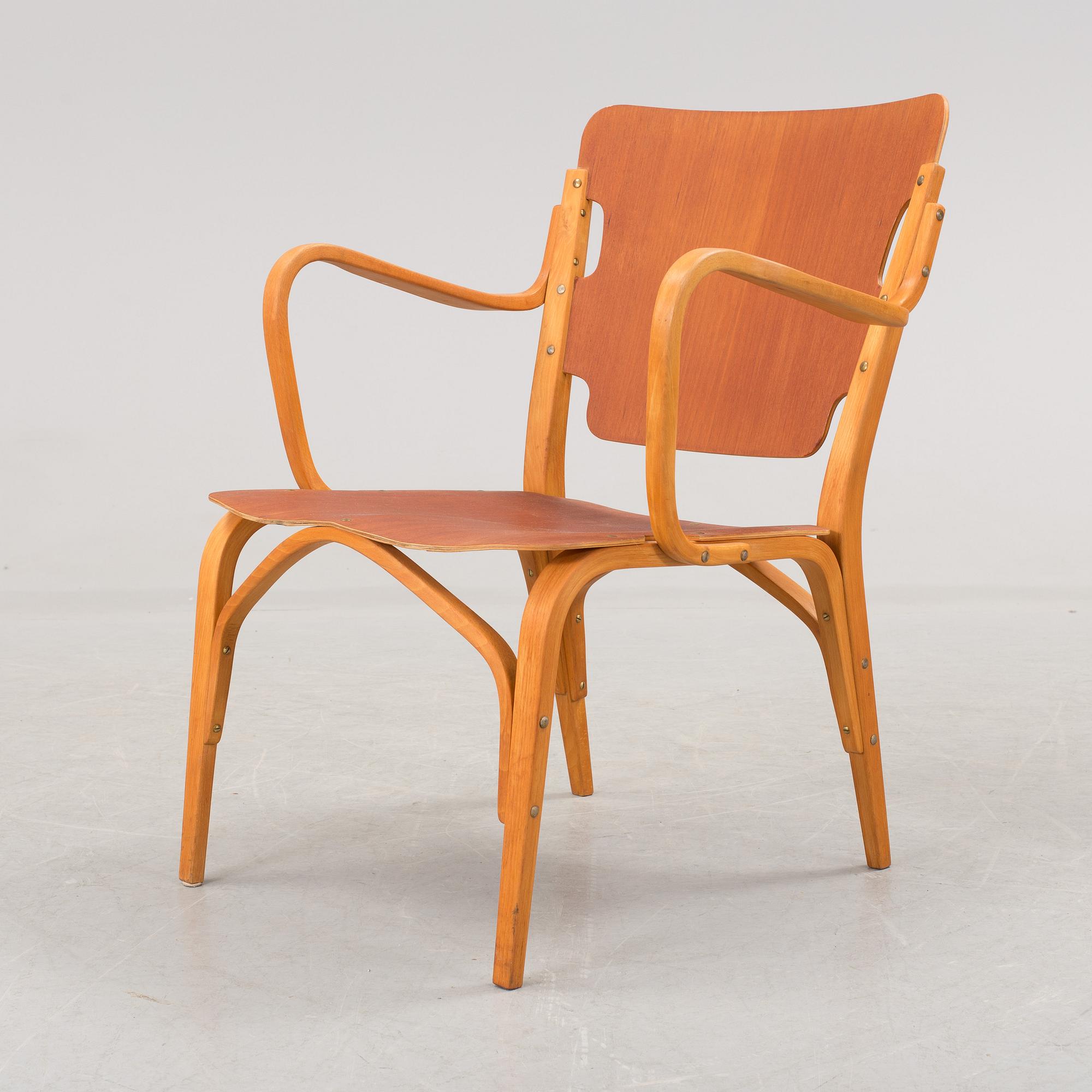 CARL-AXEL ACKING, a rare armchair for Bodafors, Sweden.