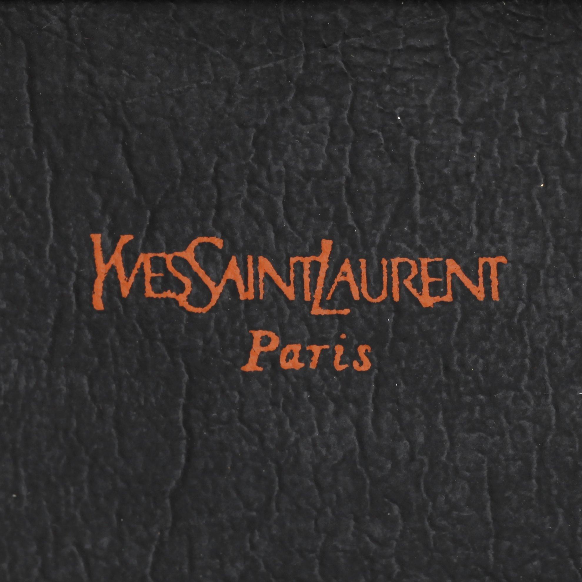 YVES SAINT LAURENT, a brown suede belt from 1970s/80s.