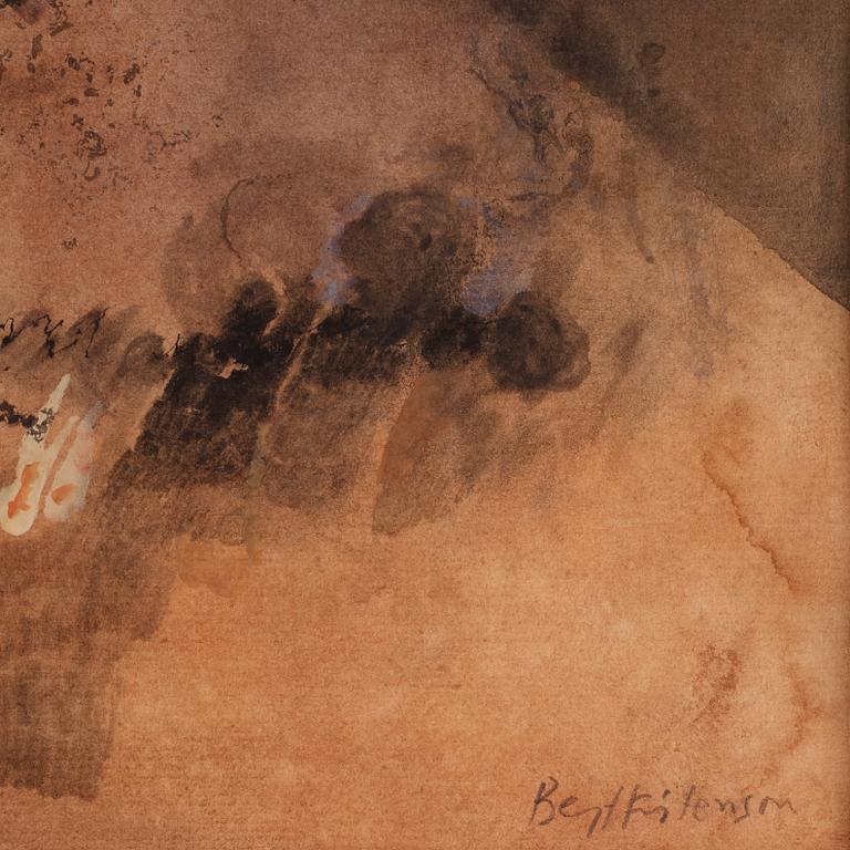 BENGT KRISTENSON, tempera and gouache, signed.