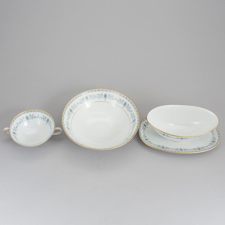 MATSERVIS, 63 delar, porslin, Krautheim, Bavaria, Tyskland, 1900-talets mitt.