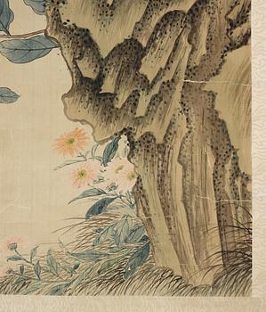 A Chinese scroll painting, after Ma Jiatong (1865-1937).