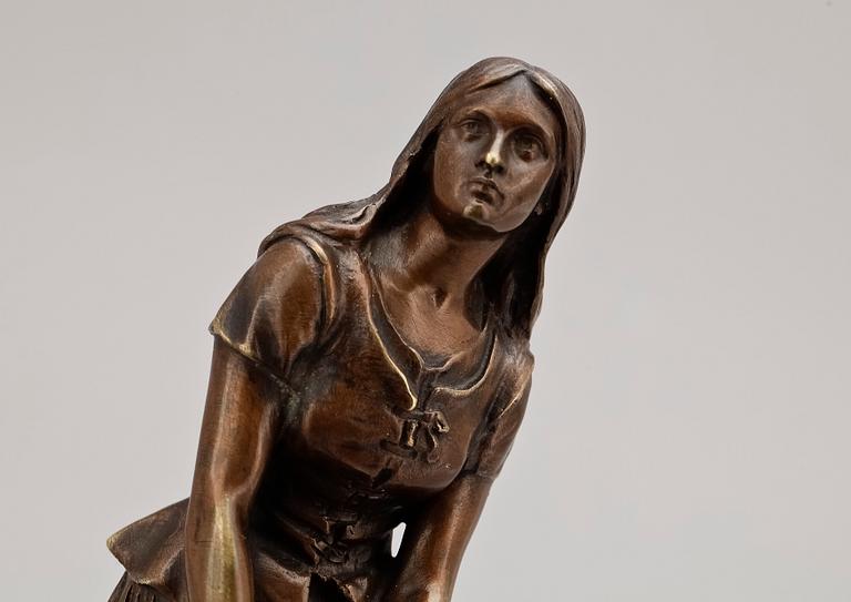 EUGÉNE LAURENT, skulptur, brons, signerad.