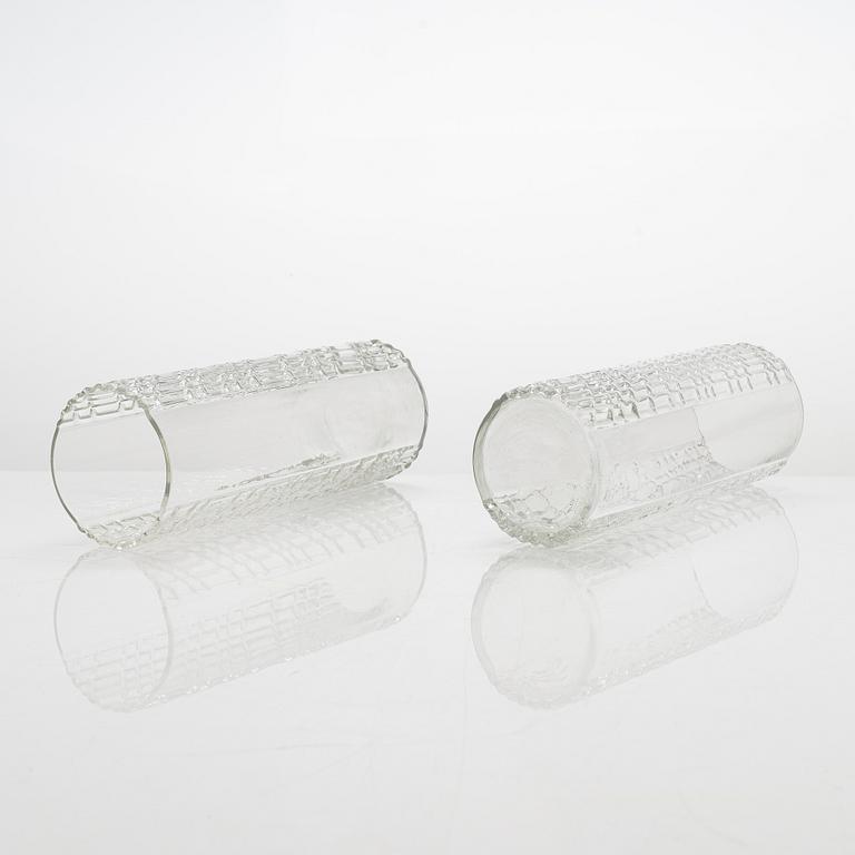 Nanny Still, a 5-piece 'Flindari' glassware set, Riihimäen lasi 1964-1968.