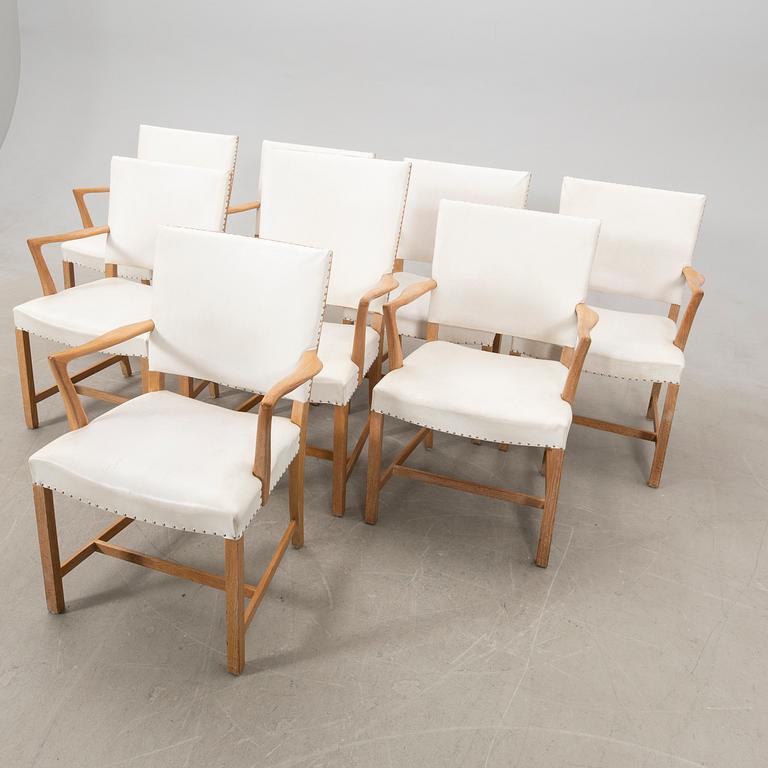 Karl Erik Ekselius, armchairs 8 pcs, second half of the 20th century.