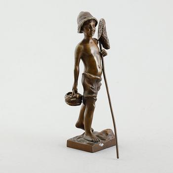 SKULPTUR, brons, signerad Martin, omkring år 1900.