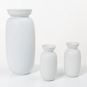 Stig Lindberg, vases, "Grazia", 3 pcs, Gustavsberg.