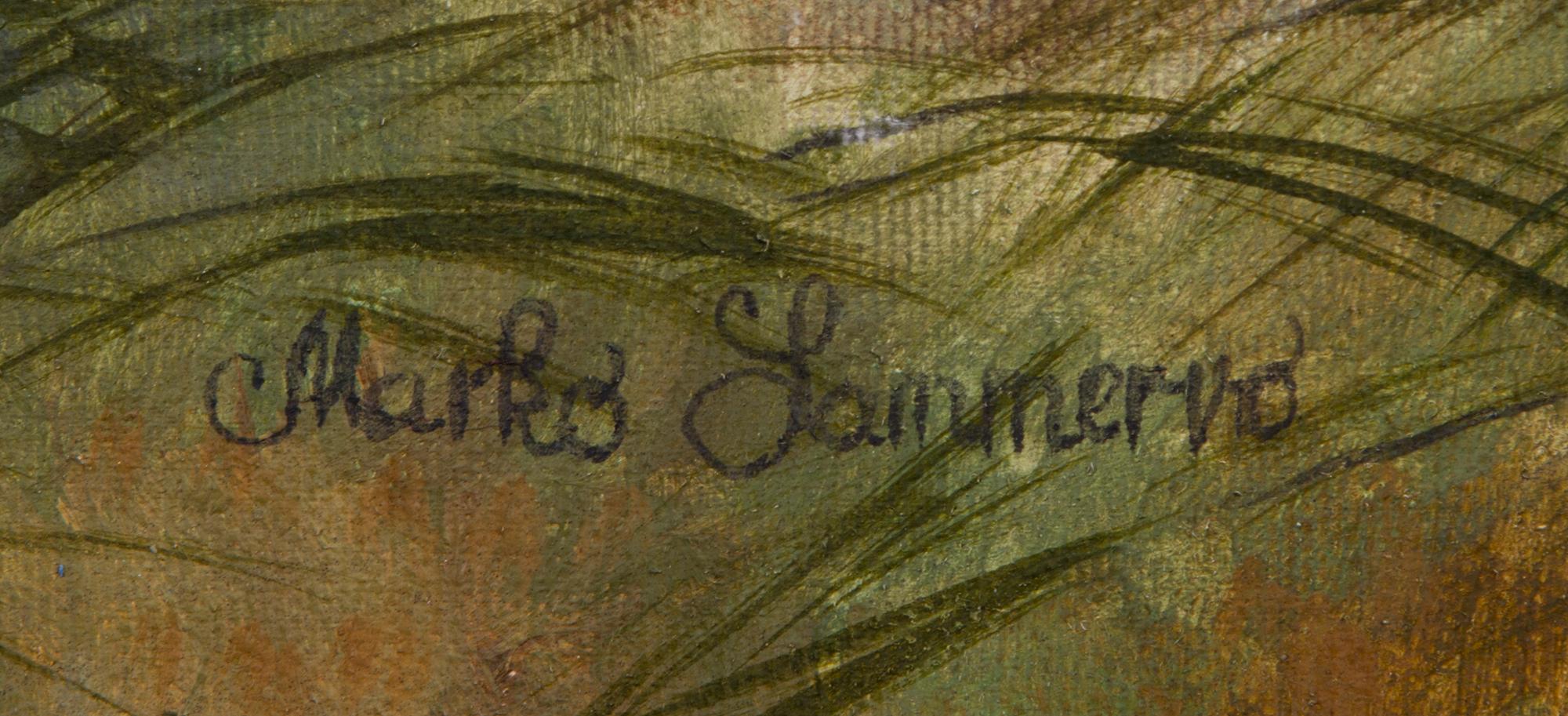 MARKO LAMMERVO, oil on canvas, signed.