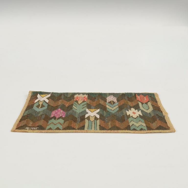 Märta Måås-Fjetterström, tapestry, "The Meadow", tapestry technique, approx. 34 x 55 cm, signed AB MMF.