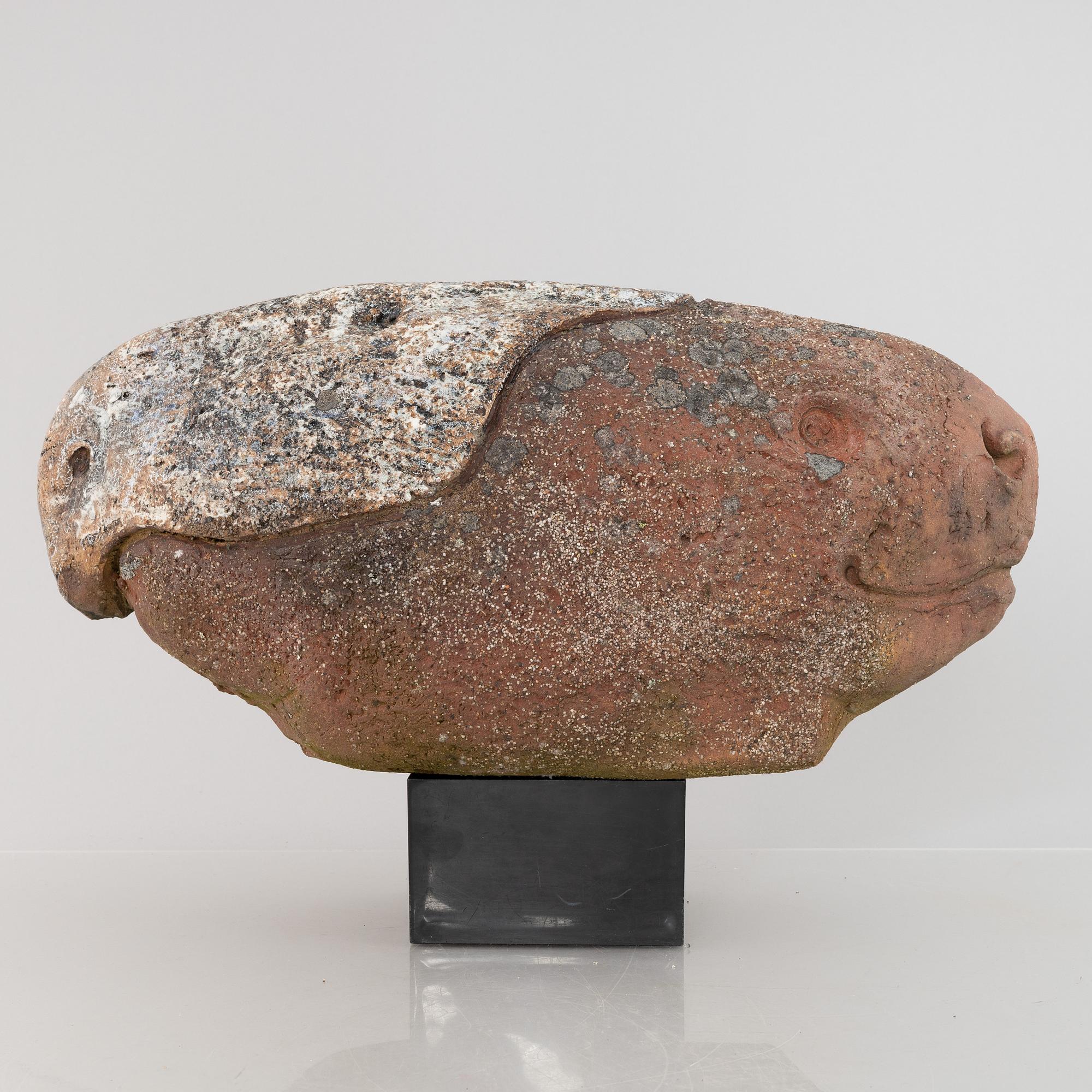 Henrik Allert, a stoneware sculpture, signed.