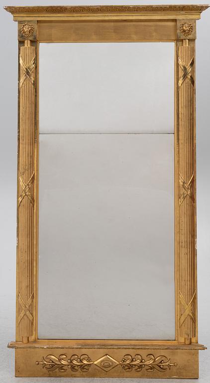 A Swedish Empire mirror.