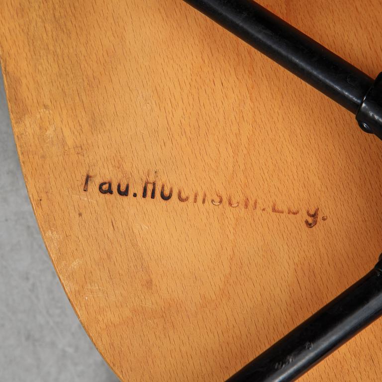 Six SE68 teak chairs by Egon Eiermann, desigend 1951.