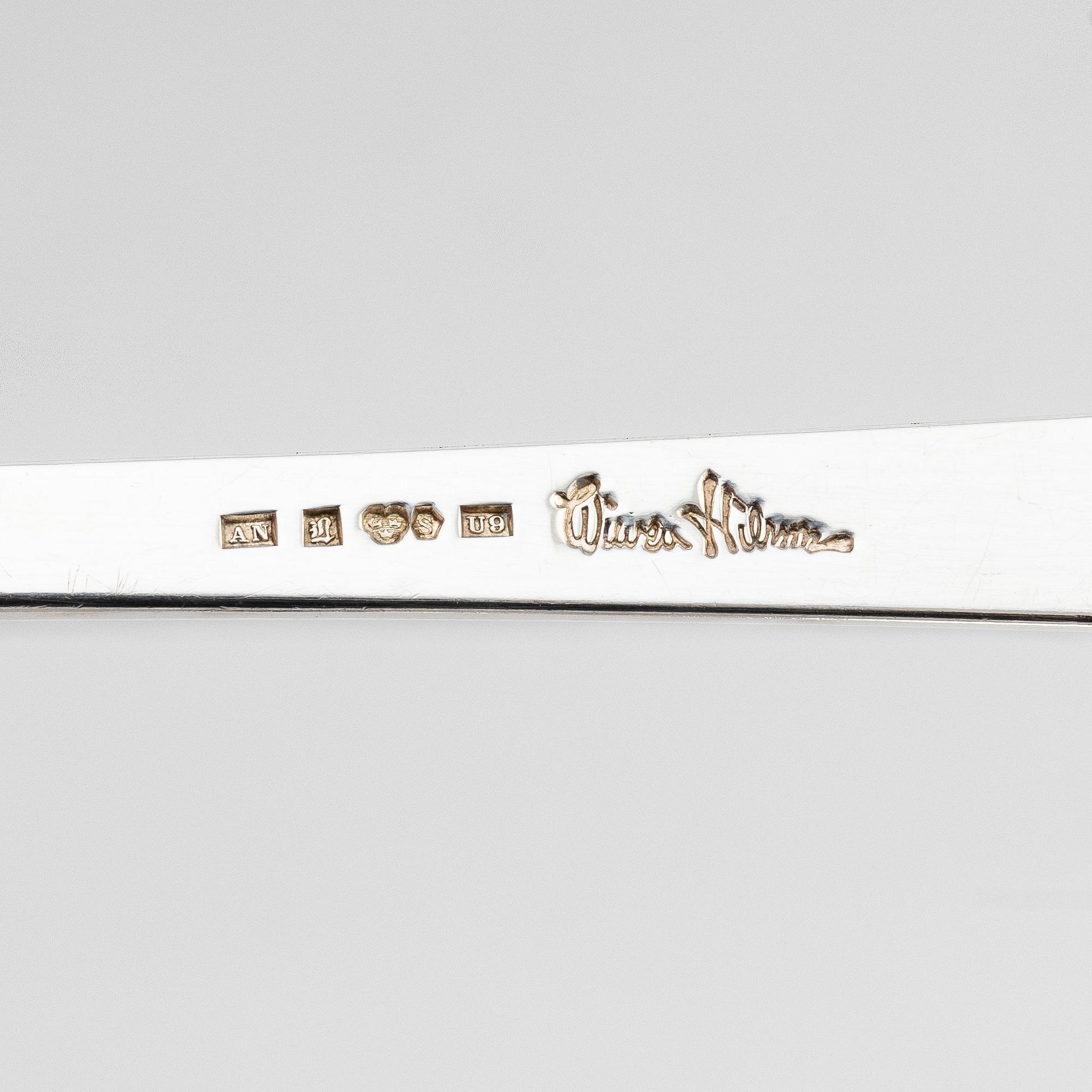 Wiwen Nilsson, a set of 51 pieces silver flatware, Lund Sweden 1960s-1970s.
