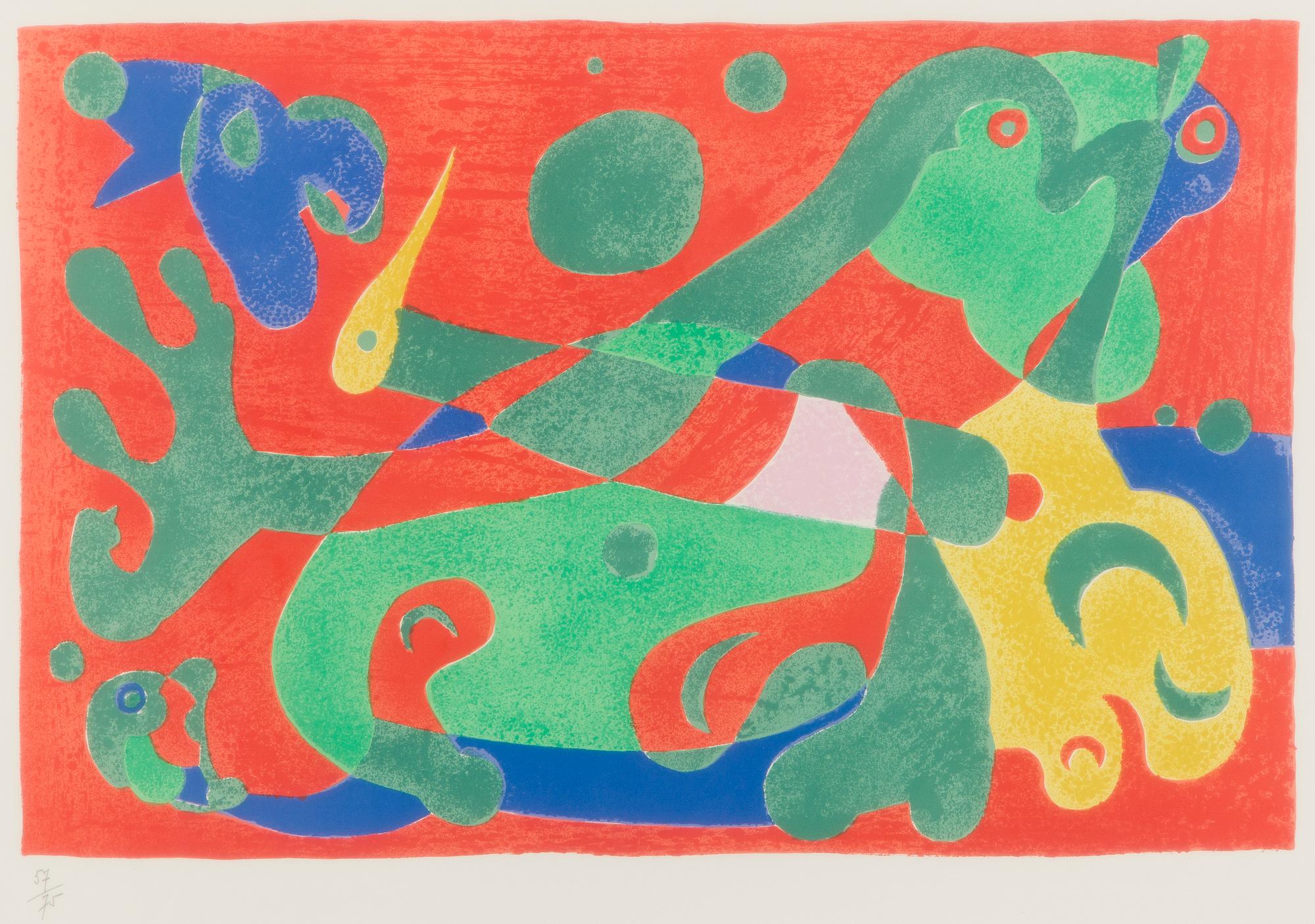 Joan Miró, from the series "Ubu Roi" (King Ubu).