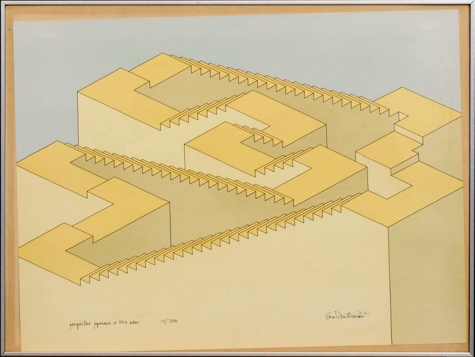 OSCAR REUTERSVÄRD, color lithograph, signed, 111/200.