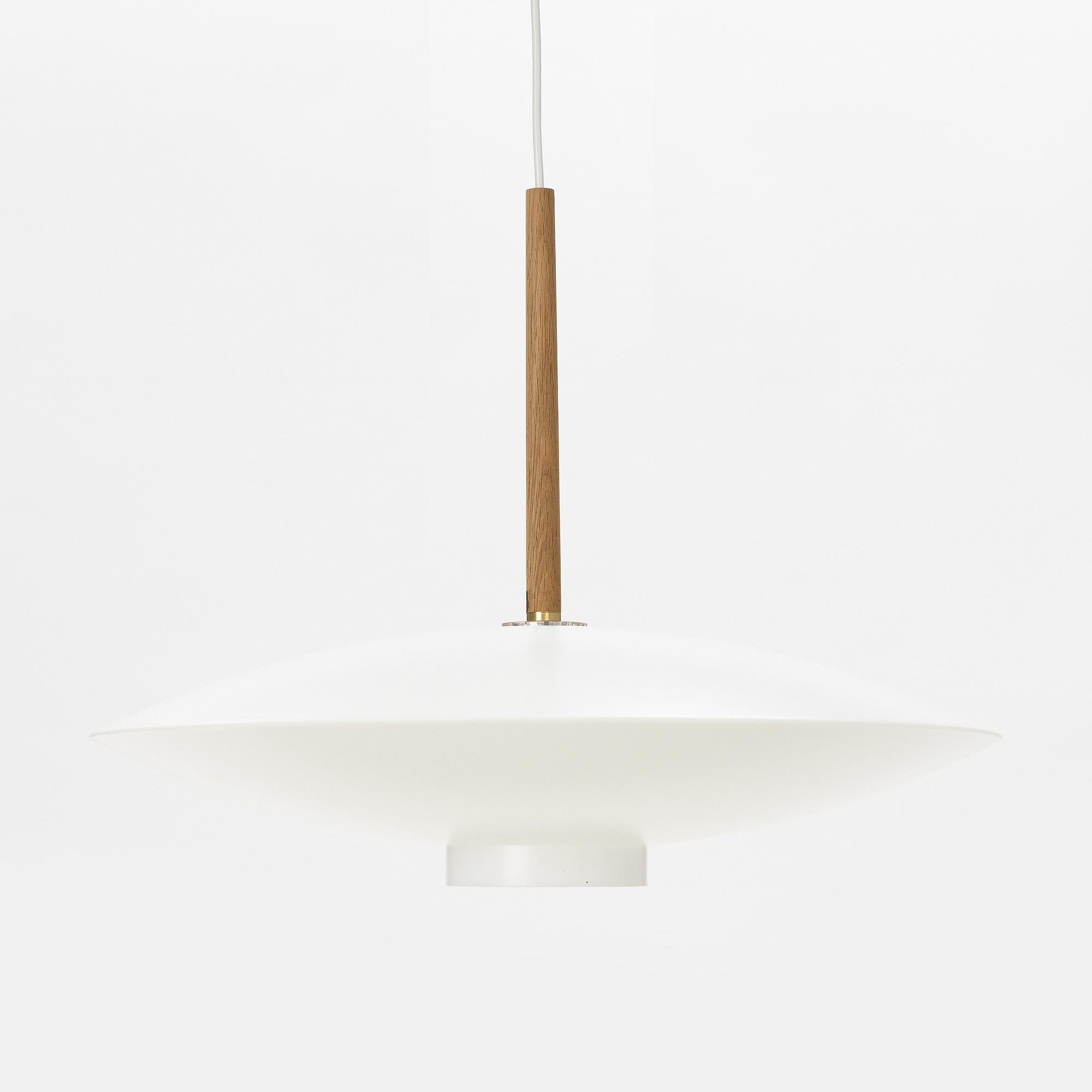 Uno & Östen Kristiansson, taklampa, "Discus", Luxus, Vittsjö, 1960-tal.