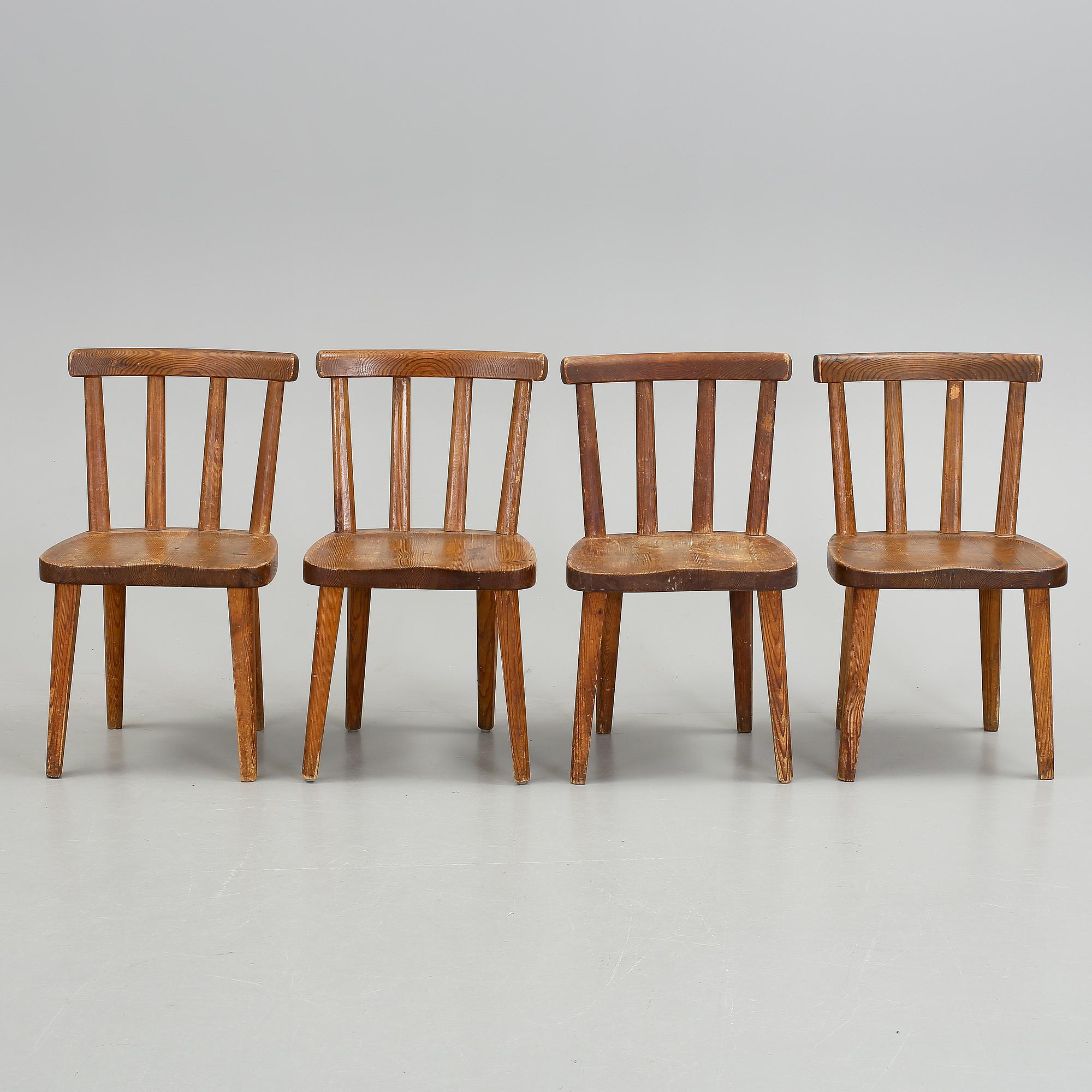 STOLAR, 4 st, "Utö", Axel Einar Hjorth, Nordiska Kompaniet, 1930-tal.