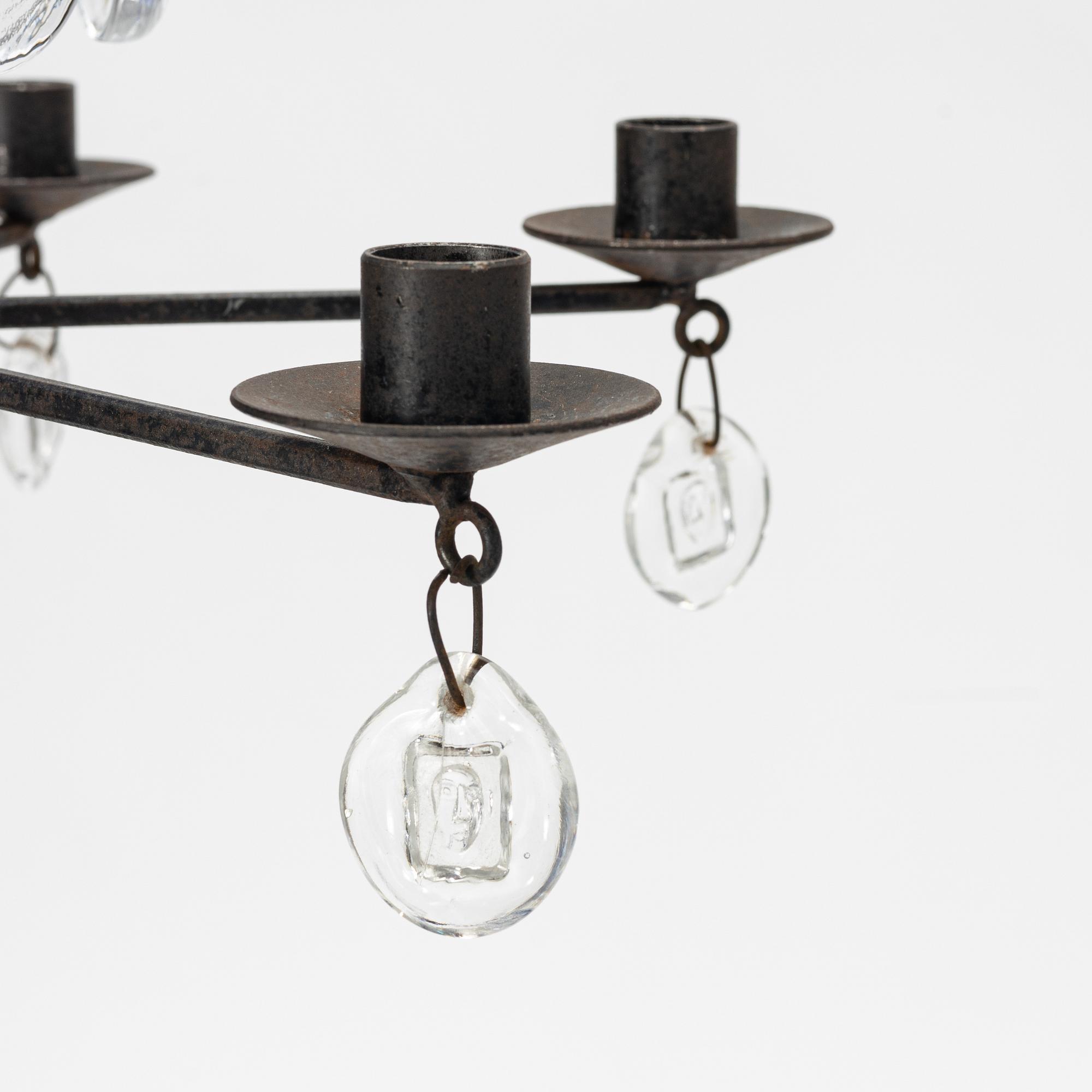 Erik Höglund, takkrona, Boda Smide, 1900-talets andra hälft.