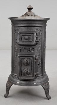 KAMIN, gjutjärn, "no. 92", J. & C. G. Bolinders Mekaniska Verkstads AB, 18/1900-tal.