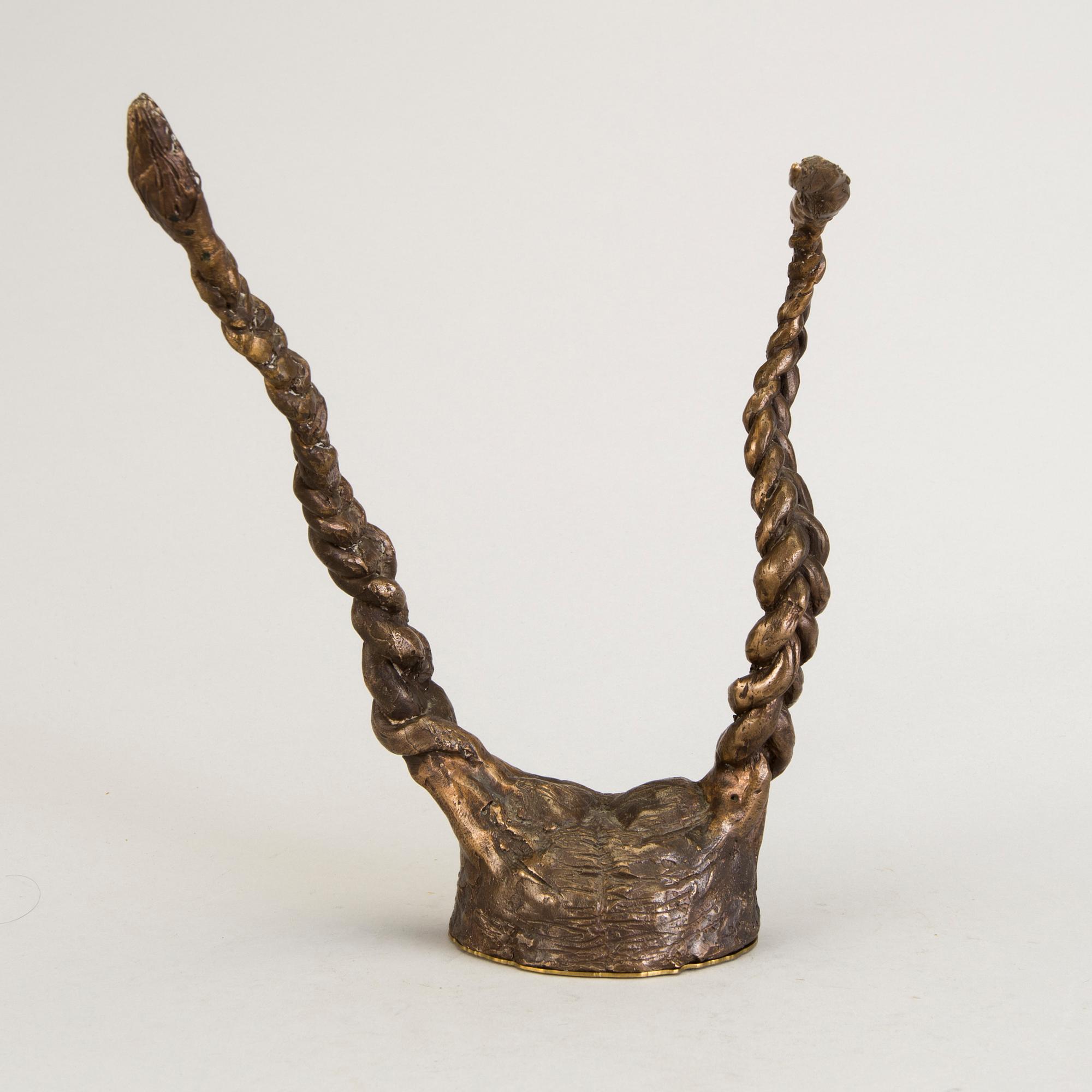 ERNST BILLGREN, skulptur i patinerad brons signerad EB och numrerad 5/7.