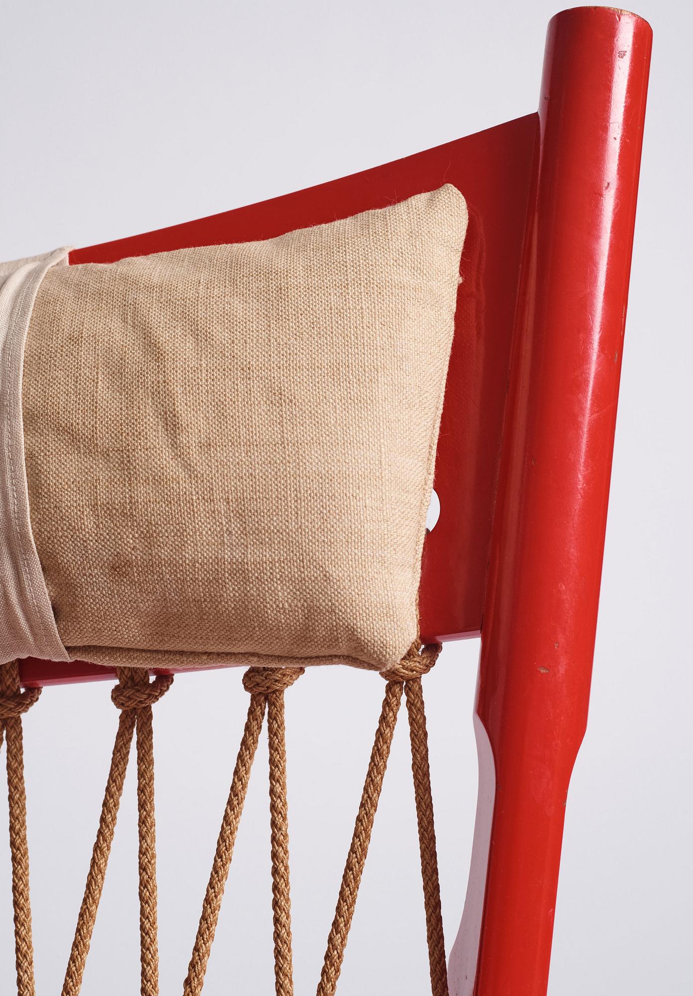 Hans J. Wegner, "The Web Chair", model "JH 719", Johannes Hansen, Denmark, post 1968.