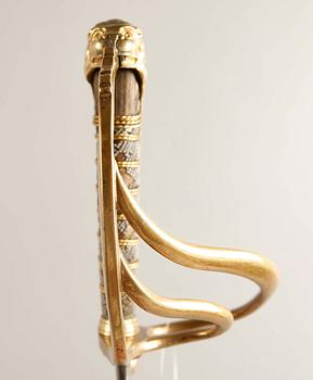 OFFICERSSABEL, 1800-tal.