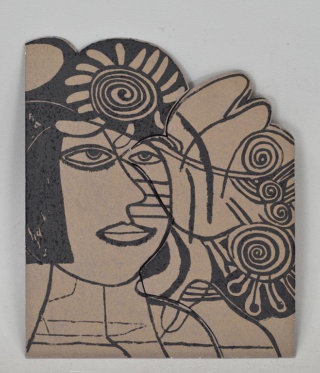 BEVERLOO CORNEILLE, polykrom metall, signerad och numrerad 20/199.