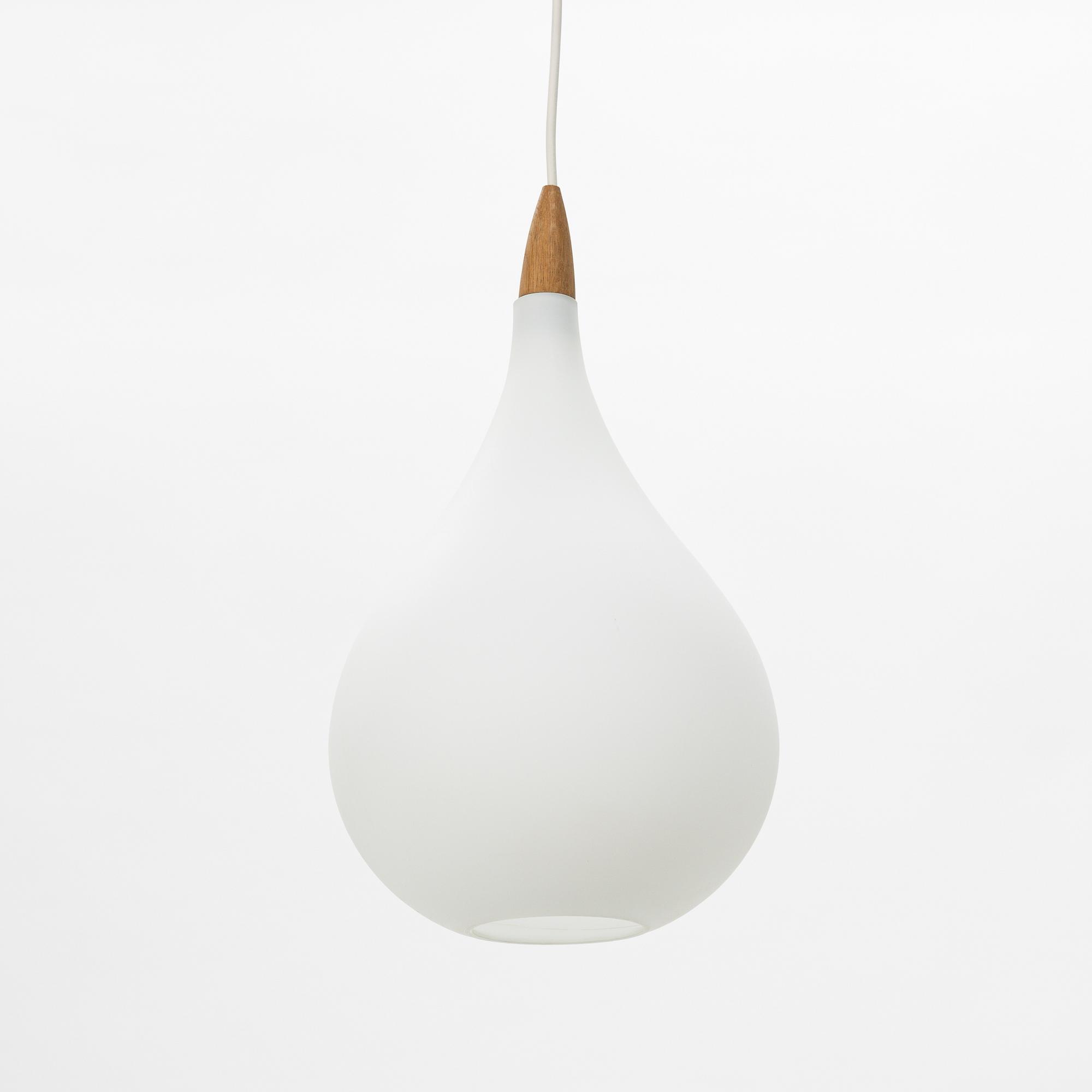Uno & Östen Kristiansson, a glass ceiling light, Luxus, Vittsjö.