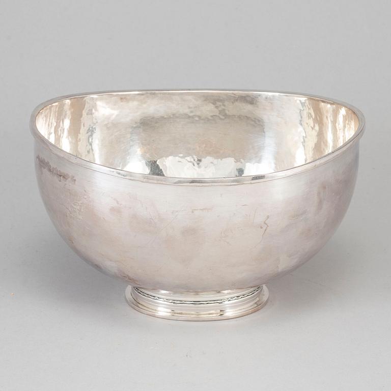 ERIC LÖFMAN, skål, silver, MGAB, Uppsala 1972.