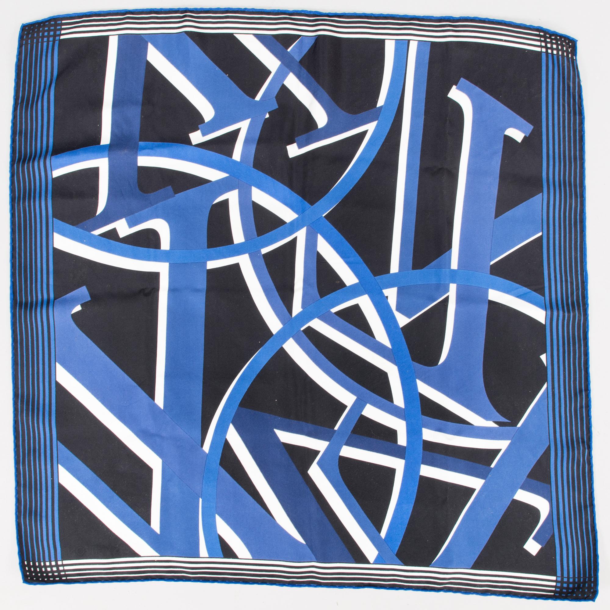 LOUIS VUITTON Silk Scarf.