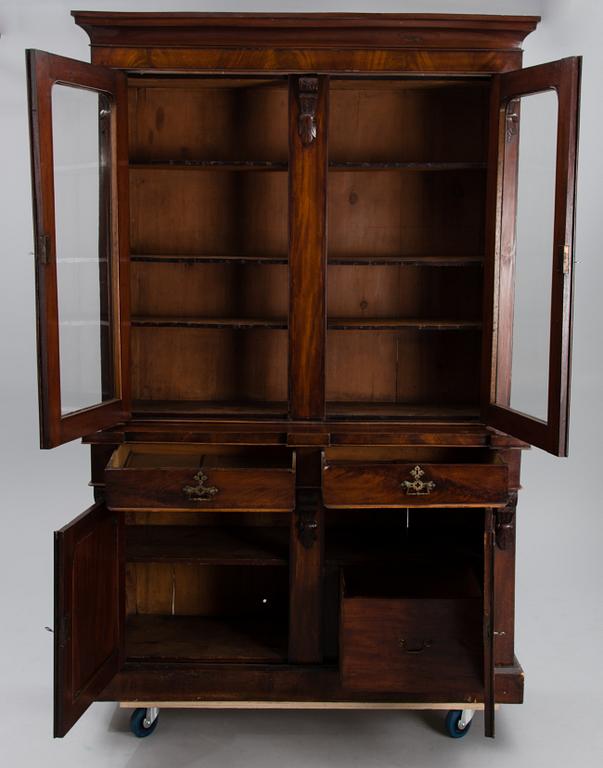 A late 19th century Russian book cabinet.
