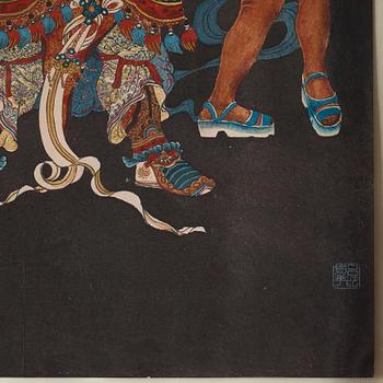 LU PENG (1967-), blandteknik på papper.