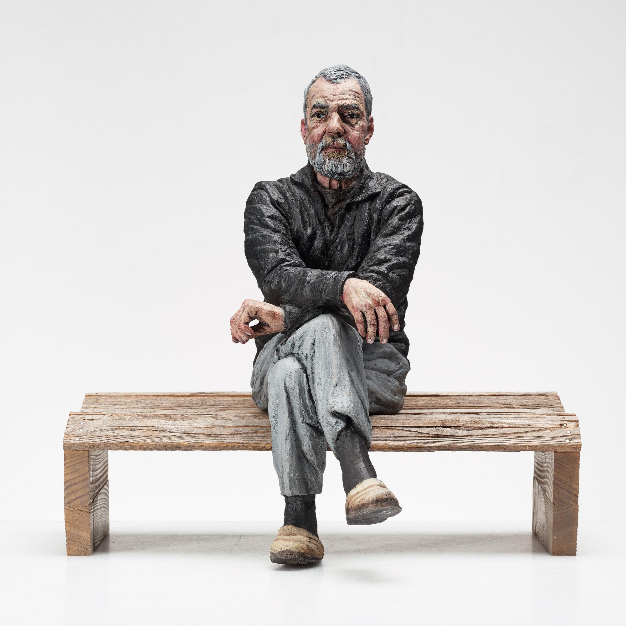 Sean Henry, "Maquette for John (Seated)".