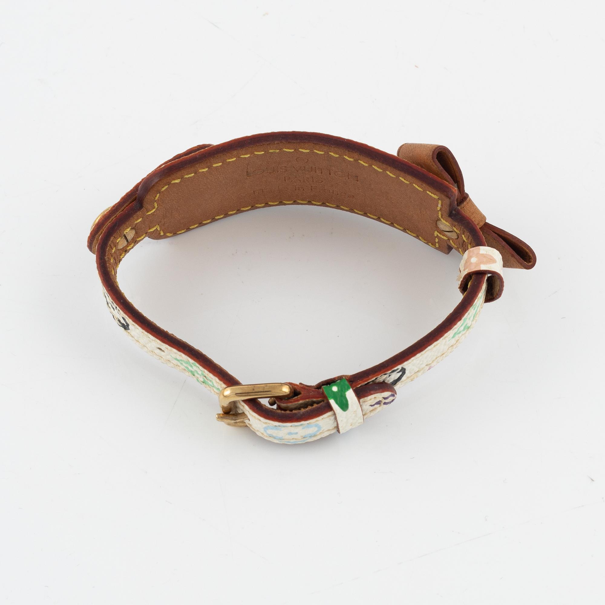 Louis Vuitton, A 'Takashi Murakami monogram address bracelet', 2003.