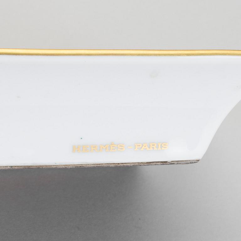 HERMÈS, askfat, porslin.