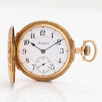 Rockford, pocket watch, hunter case, 50.5 mm.