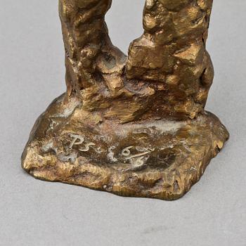 SKULPTUR, brons,  sign PS o numr 6/6.