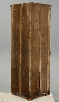 HÖRNSKÅP, allmoge, 1800-tal.