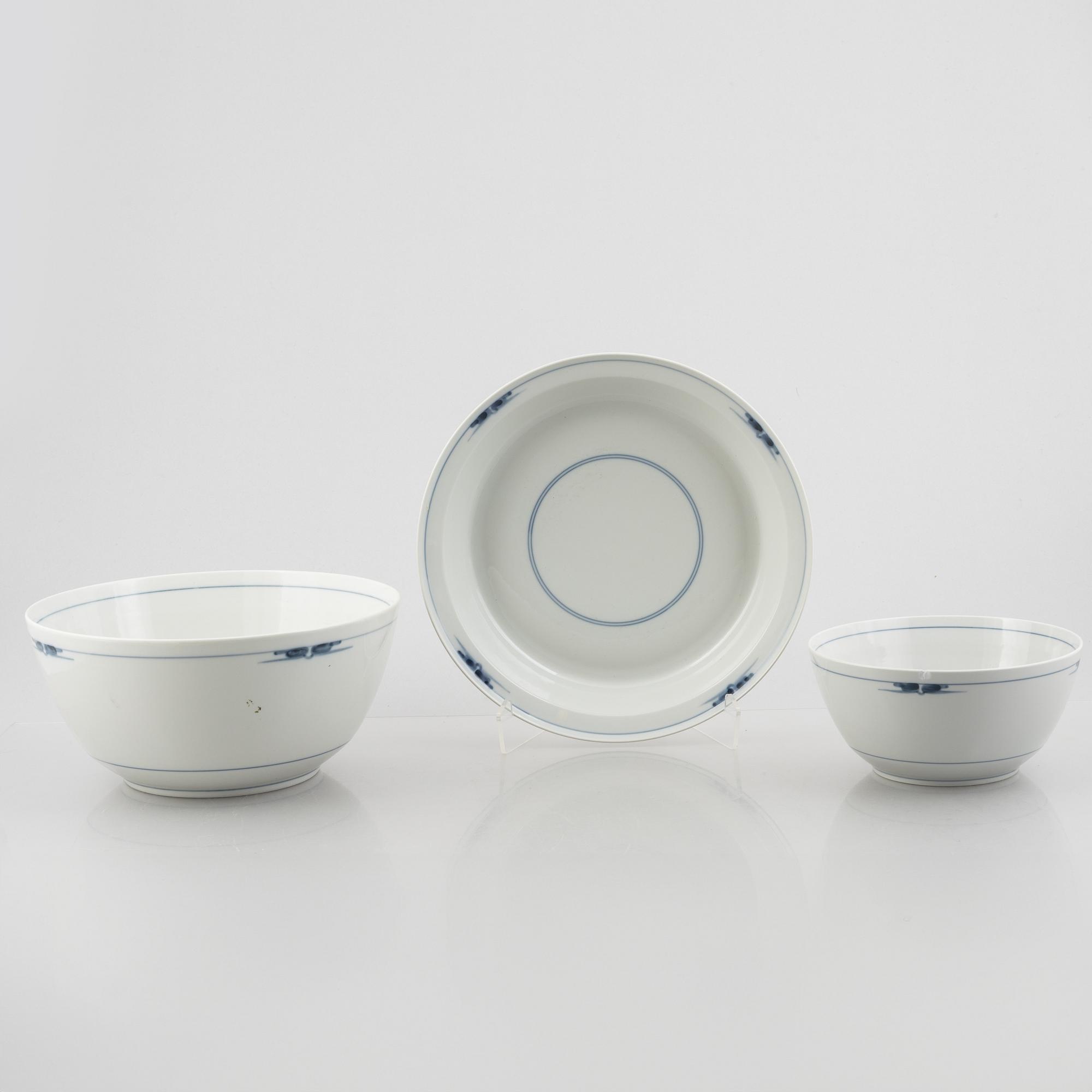 Gertrud Vasegaard, a 136-piece dinner service, 'Gemina', Royal Copenhagen, Denmark.