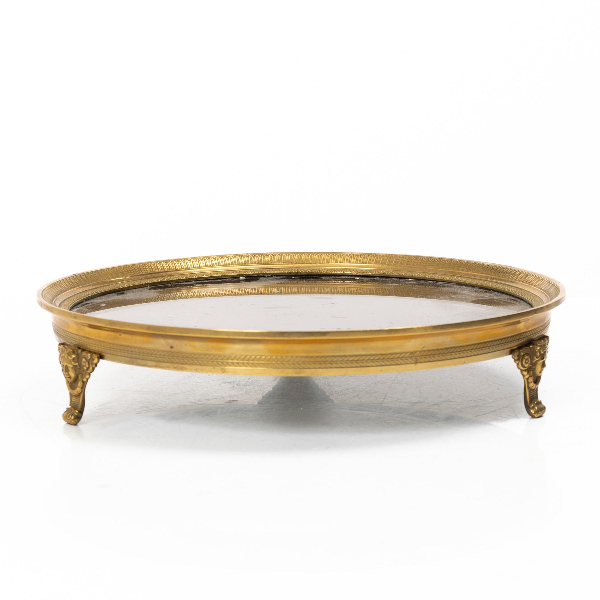 An Empire style table plateau, second half of the 19th century.