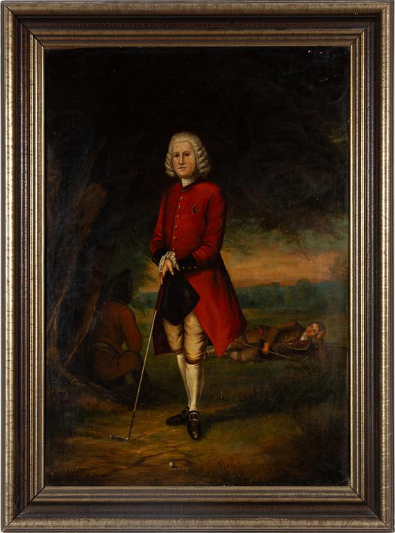 Engelsk konstnär, 1800-tal, Golfspelare.