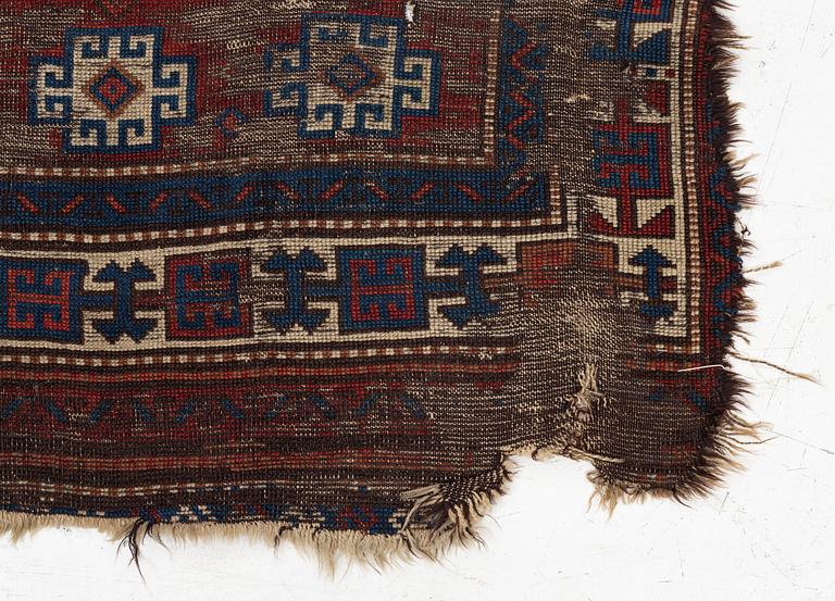 A, antique Shavak fragment, Tunceli region, eastern Anatolia, approx. 270 x 95 cm.