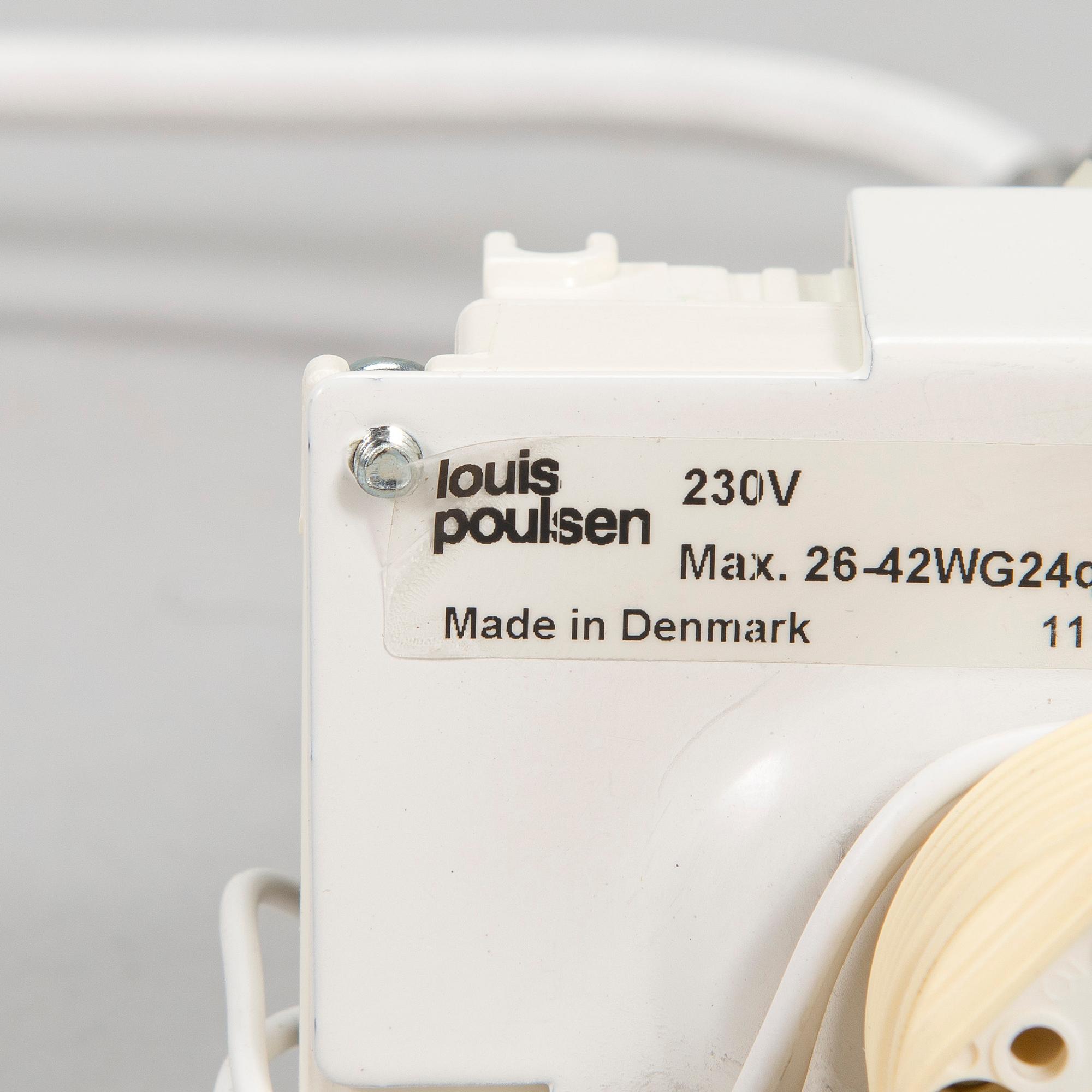 Vilhelm Wohlert, A late 20th century pendant light 'Satellit' for Louis Poulsen, Denmark.