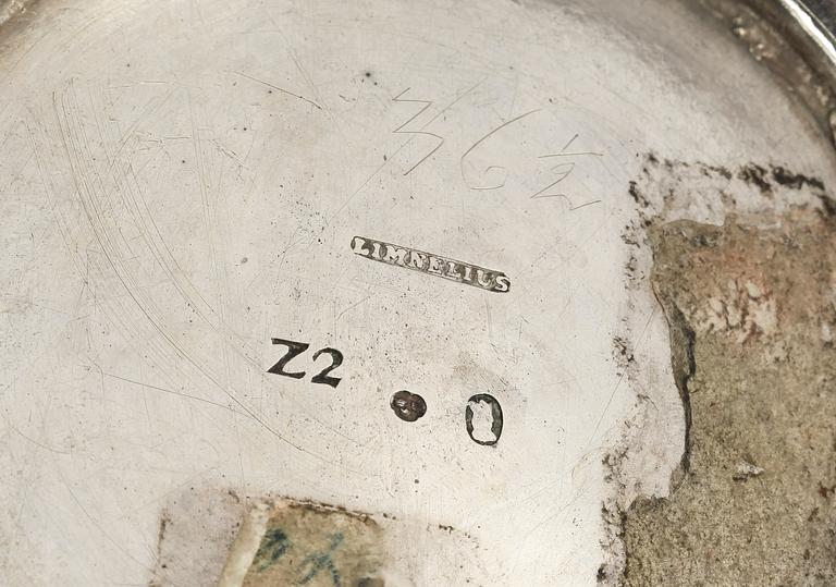 BÄGARE, silver, Nils Limnelius, Stockholm, 1806. Vikt ca 483 g.