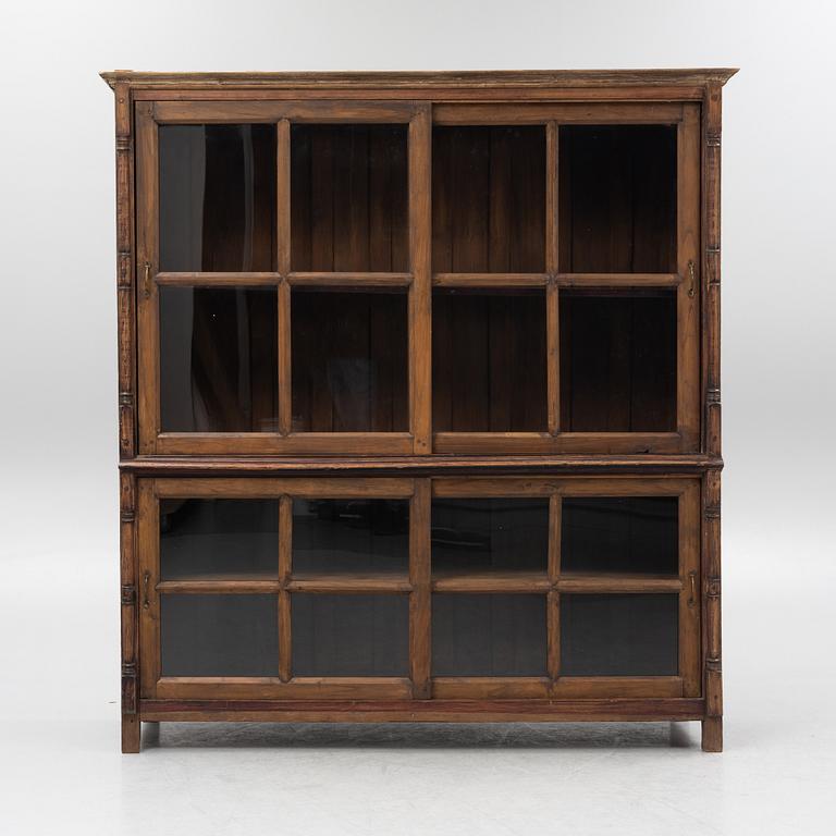 A vitrine cabinet, possibly France, late 19th century.