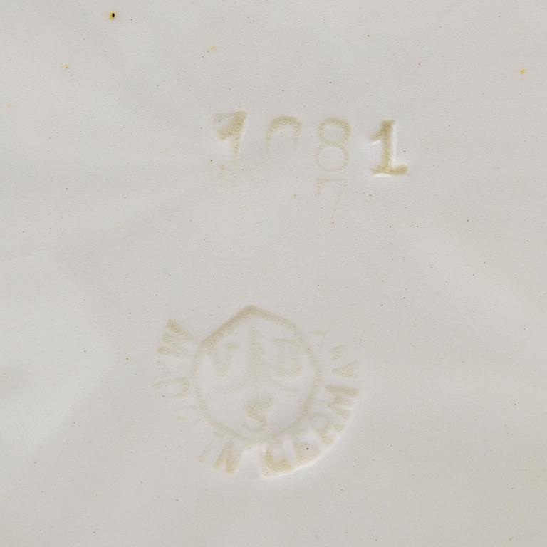 Sparris-servis 9 dlr Jugend 1900-talets första hälft flintgods.