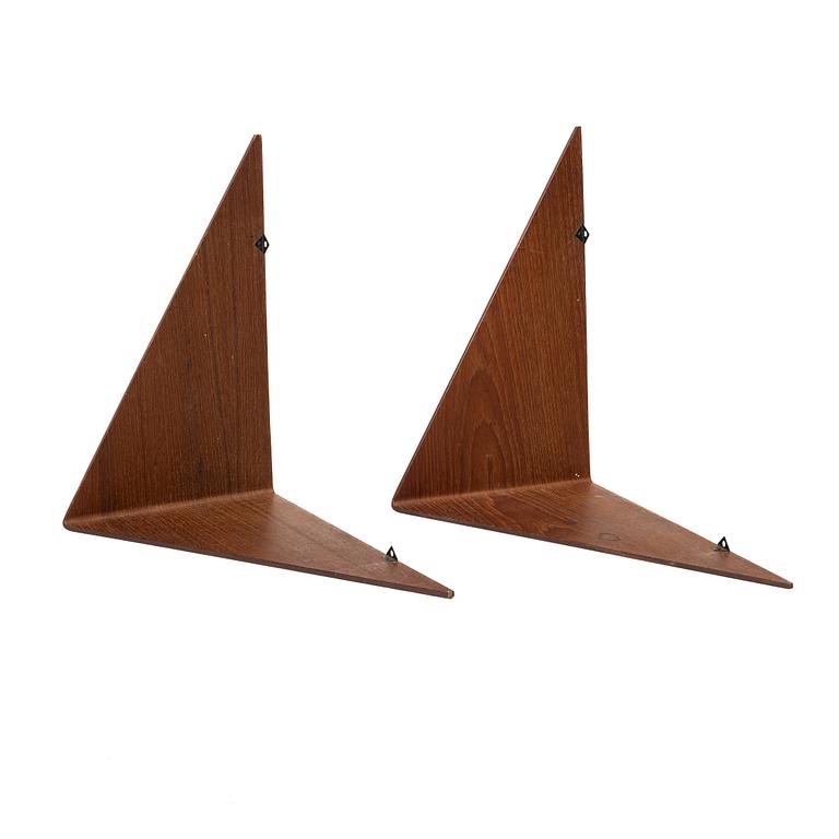 Poul Cadovius, hyllor, ett par, "Butterfly", 1900-talets mitt.