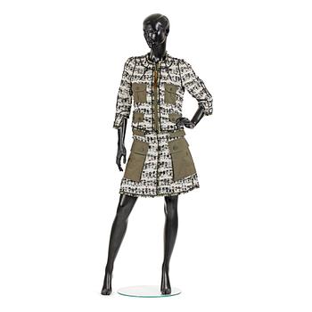 705. LOUIS VUITTON, a two-piece suit consisting of jacket and skirt.